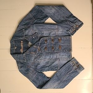 EUC Dollhouse Cropped Jean Jacket